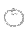 Italian Silver Double Strand Bracelet