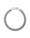 Italian Silver Fancy Chain Bracelet