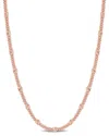 Italian Silver Fancy Curb Link Necklace