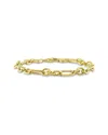 Italian Silver Figaro Rolo Bracelet