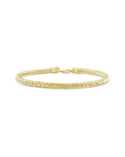 Italian Silver Foxtail Chain Bracelet