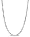 Italian Silver Foxtail Chain Necklace