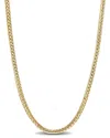 Italian Silver Foxtail Chain Necklace