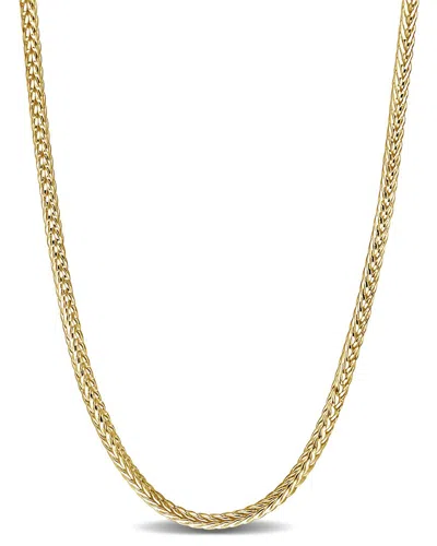 ITALIAN SILVER ITALIAN SILVER FOXTAIL CHAIN NECKLACE