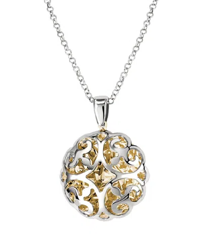Italian Silver Pendant Necklace