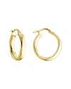 Italian Silver Gold Over Silver Earrings