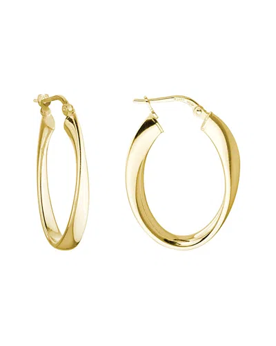 Italian Silver Gold Over Silver Earrings