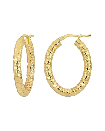 Italian Silver Hoops