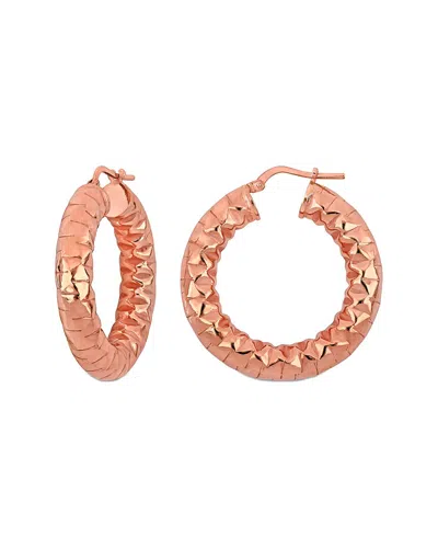 Italian Silver Hoops