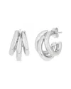 Italian Silver Hoops