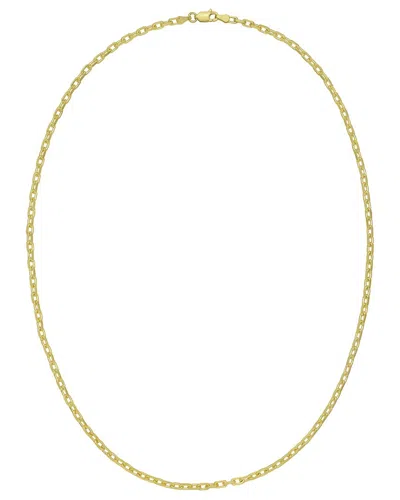 Italian Silver Italian Gold Gold Over Silver 2.8mm French Cable Chain Necklace
