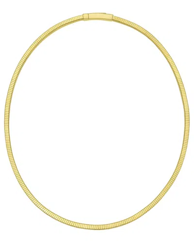 Italian Silver Italian Gold Gold Over Silver Cubogas Chain Necklace