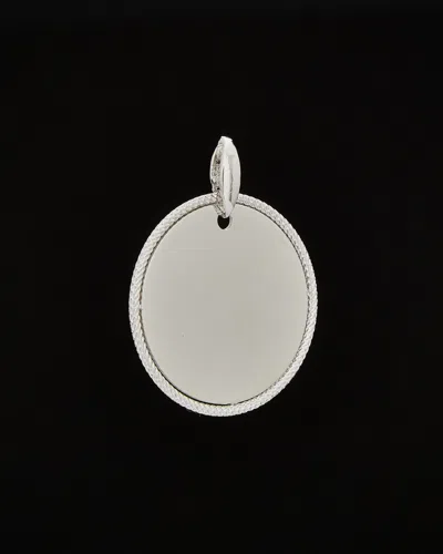 Italian Silver Medal Necklace