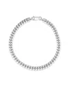 Italian Silver Miami Cuban Bracelet In Silver