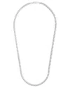 Italian Silver Miami Cuban Link Necklace