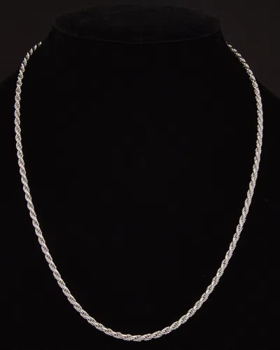Italian Silver Necklace In Gold