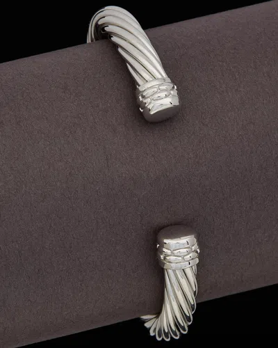 Italian Silver Open Bangle
