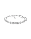 Italian Silver Open Links Bracelet