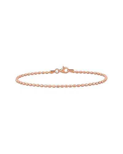 ITALIAN SILVER ITALIAN SILVER OVAL BRACELET