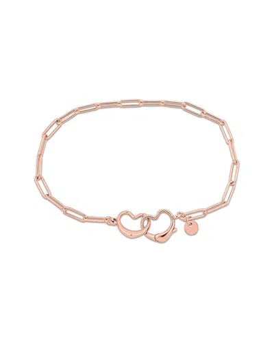 Italian Silver Paperclip Link Bracelet