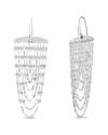 Italian Silver Chandelier Earrings