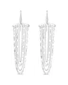 Italian Silver Chandelier Earrings