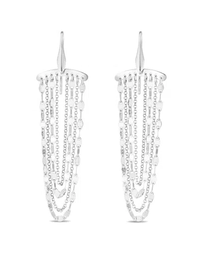 ITALIAN SILVER PIAZZA DI SPAGNA ITALIAN SILVER CHANDELIER EARRINGS