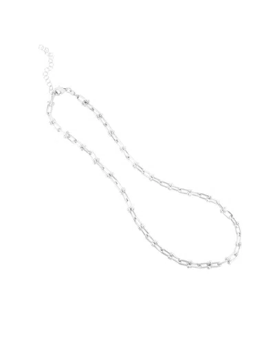Italian Silver Jax Link Bracelet