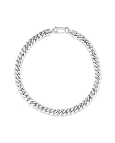 Italian Silver Silver 5.6mm Miami Cuban Chain In Metallic