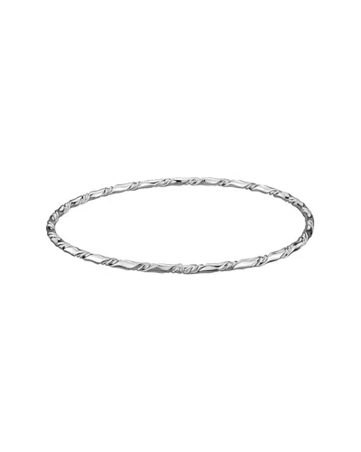 ITALIAN SILVER SILVER BANGLE