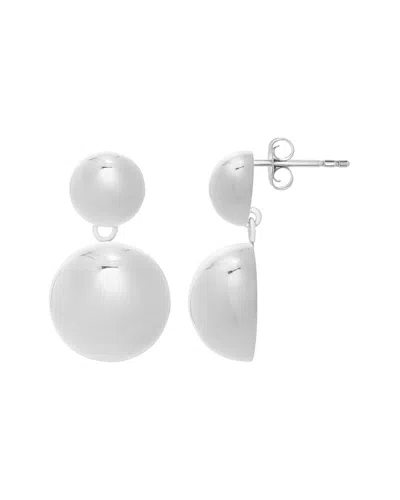Italian Silver Studs In White
