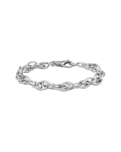 Italian Silver Triple Twist Bracelet