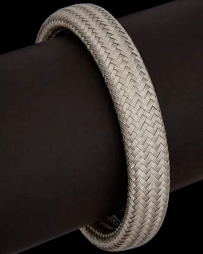 ITALIAN SILVER ITALIAN SILVER WEAVE BRACELET