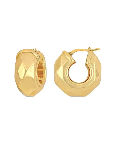 ITALIAN SILVER ITALIAN SILVER WIDE HUGGIE EARRINGS