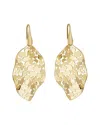 Italian Silver Earrings In Gold