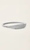 Italic 14k Solid Gold Diamond Micro Pavé Signet Ring