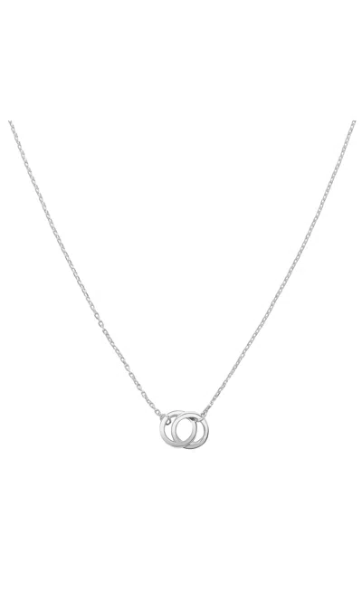 Italic 14k Solid Gold Interlocking Necklace