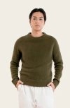 Italic Aidan Chunky Cashmere Crewneck Sweater In Neutral