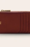 Italic Albee Leather Card Holder In Multi