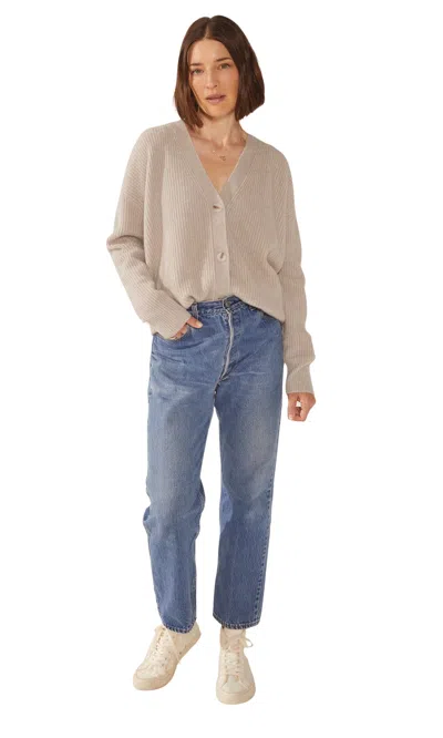 Italic Billie Chunky Boyfriend Cashmere Cardigan