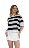 Italic Blair Featherlight Relaxed Tee In Multi