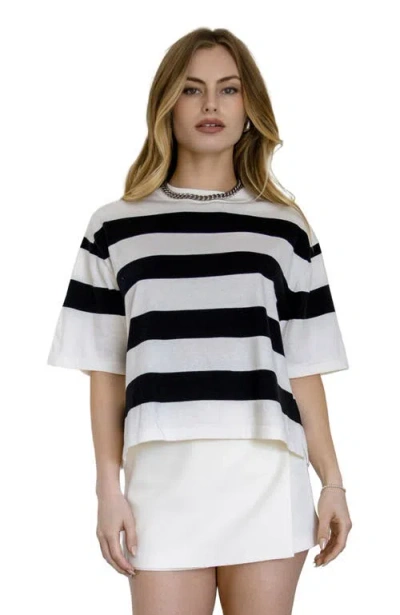 Italic Blair Featherlight Relaxed Tee Shirt In Multi