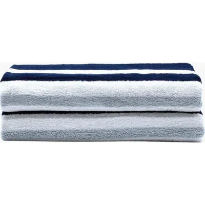 Italic Bondi Cabana Towels In Blue