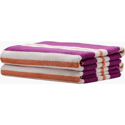 Italic Bondi Cabana Towels In Multi