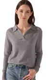 Italic Camila Airy Cashmere Collared Sweater