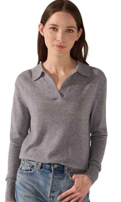 Italic Camila Airy Cashmere Collared Sweater
