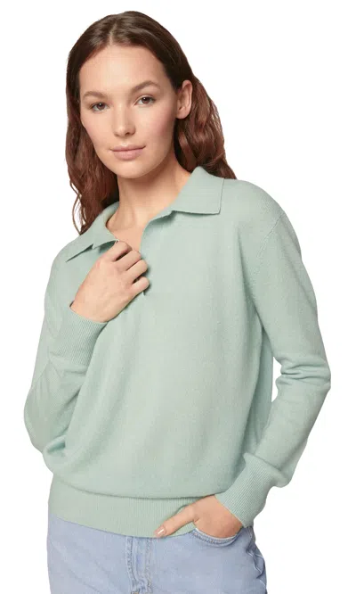 Italic Camila Airy Cashmere Collared Sweater