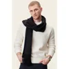 Italic Casey Cashmere Scarf In Black