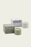 Italic Ceramic Candle In Multi