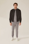 Italic Chase Cashmere-wool Bomber Jacket In Black